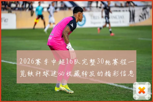 2026赛季中超16队完整30轮赛程一览铁杆球迷必收藏转发的精彩信息