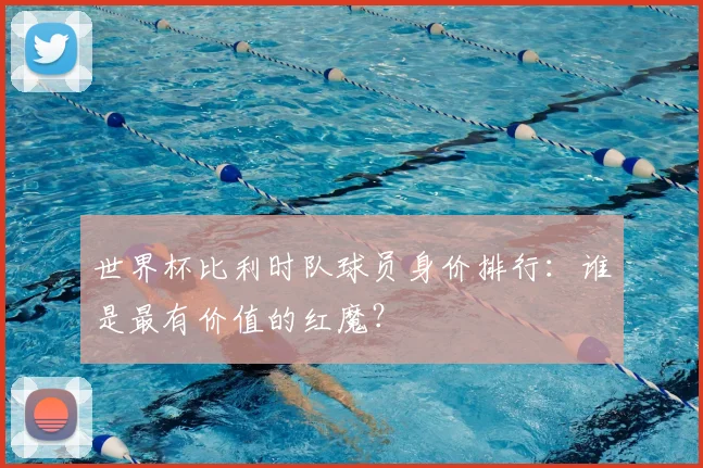 世界杯比利时队球员身价排行：谁是最有价值的红魔？